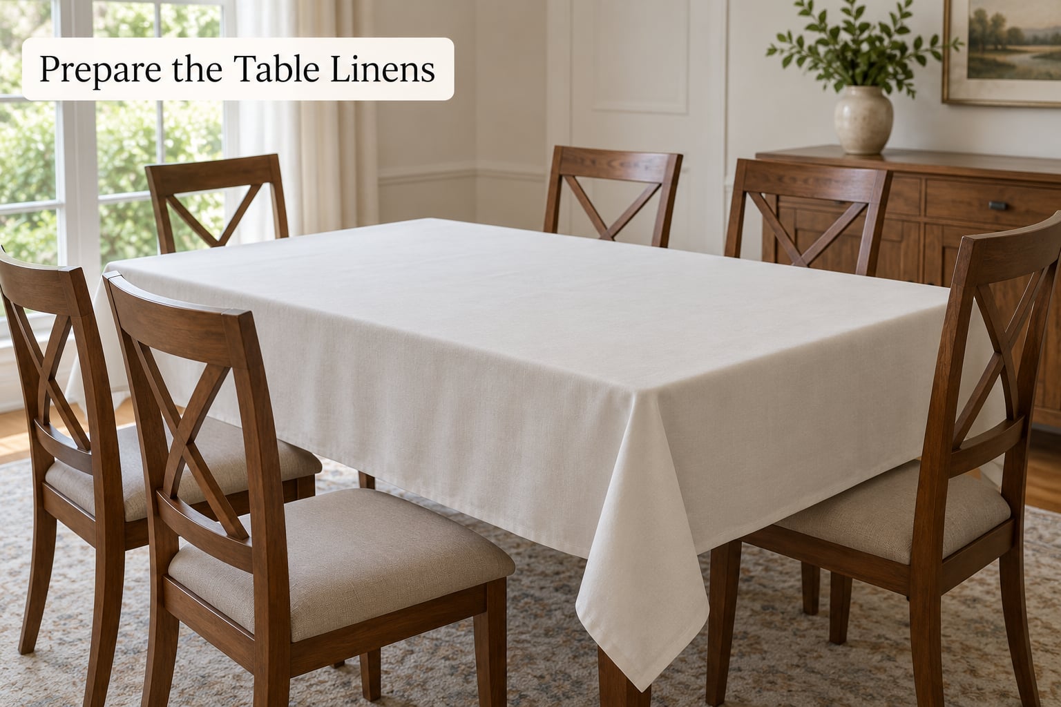 Prepare the Table Linens