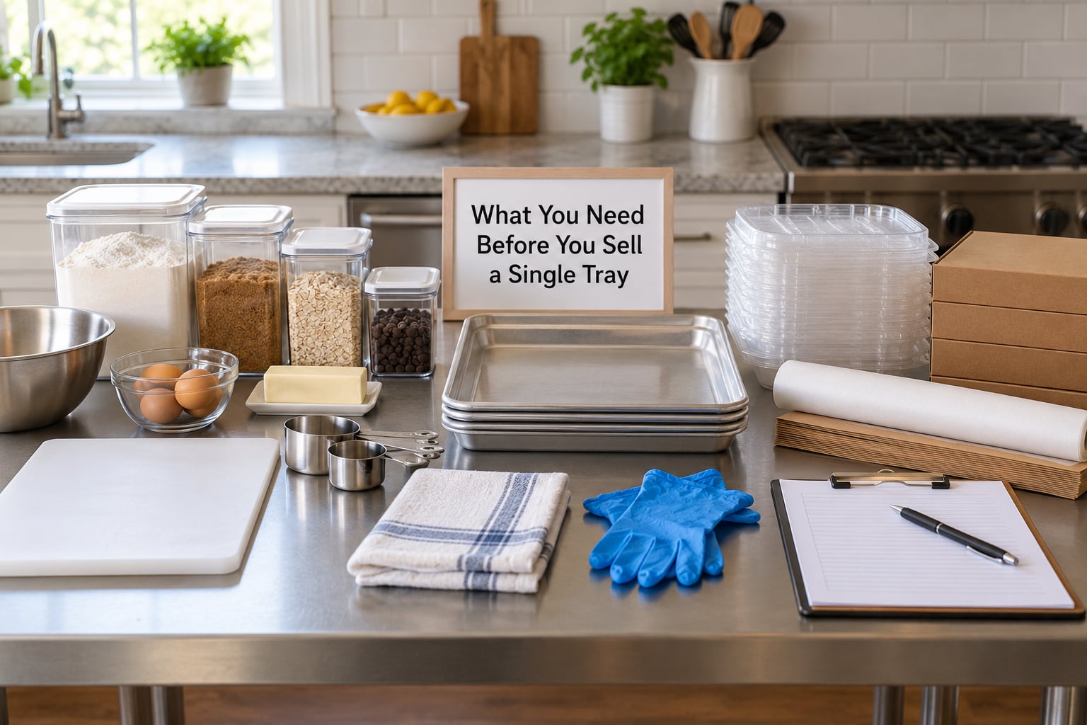 What You Need Before You Sell a Single Tray