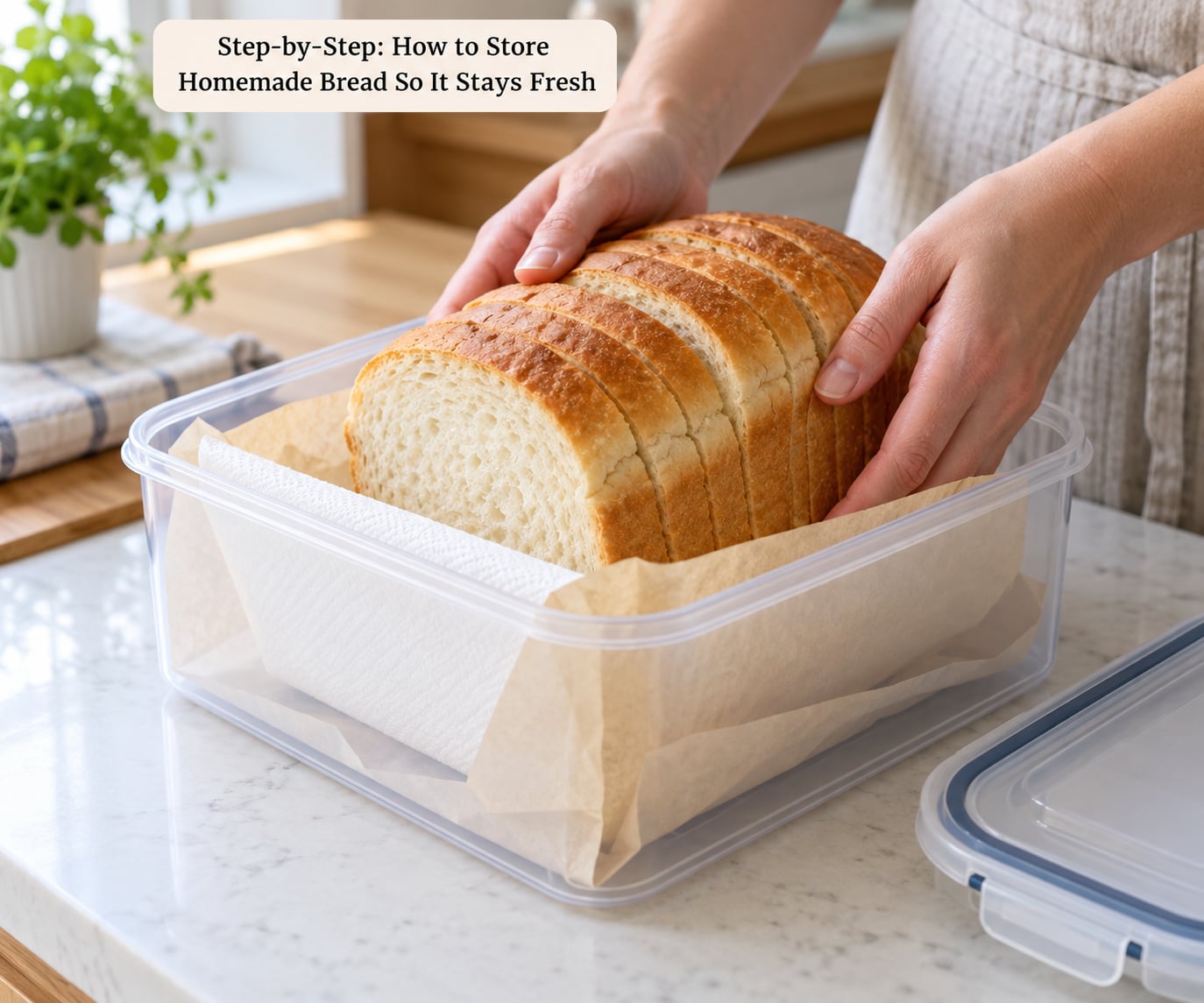 Step-by-Step: How to Store Homemade Bread So It Stays Fresh