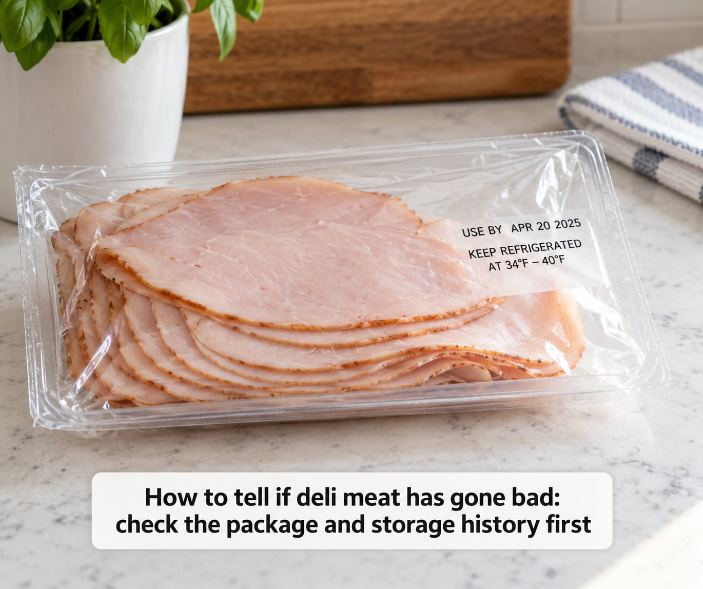 How to tell if deli meat has gone bad: check the package and storage history first