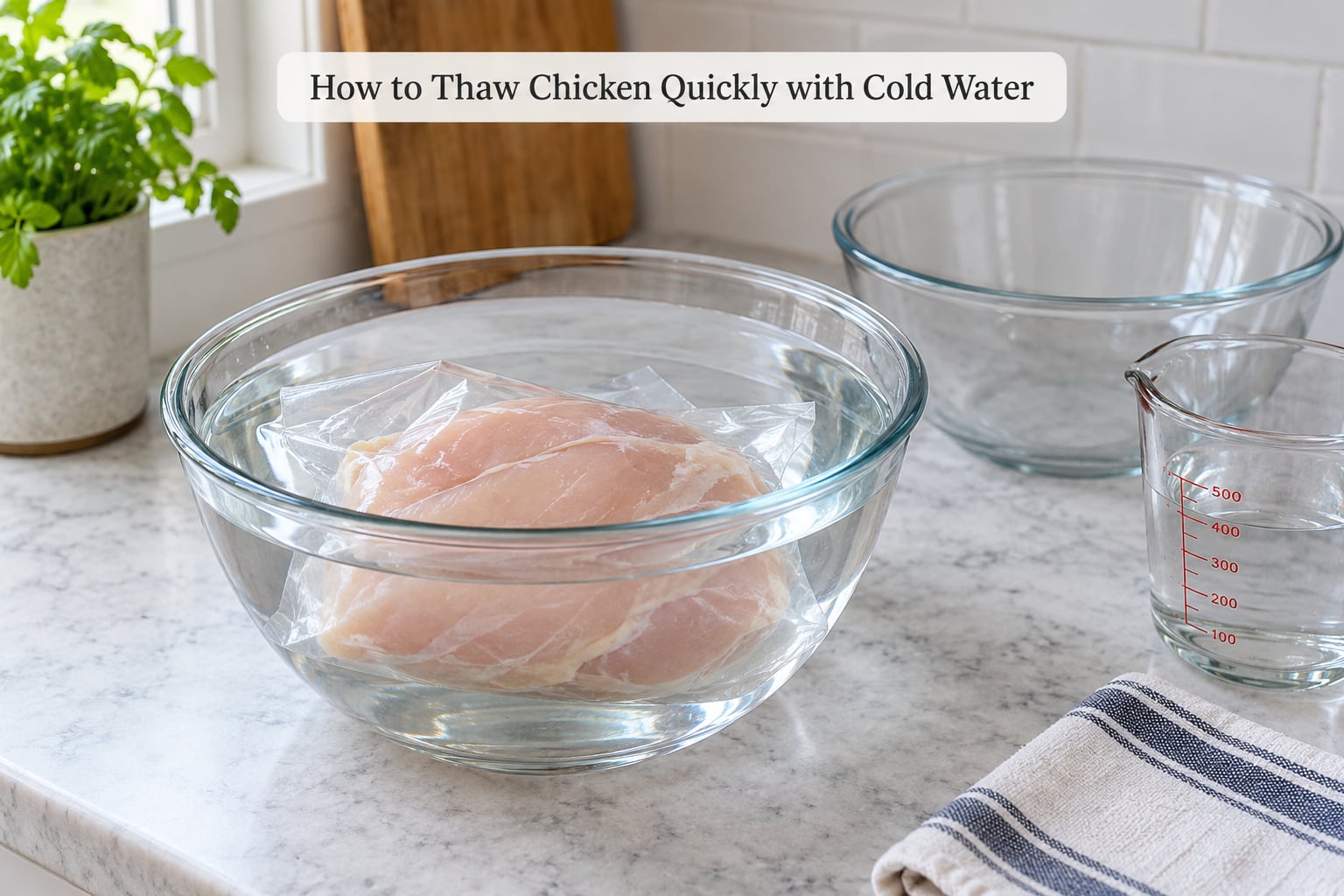How to Thaw Chicken Quickly with Cold Water