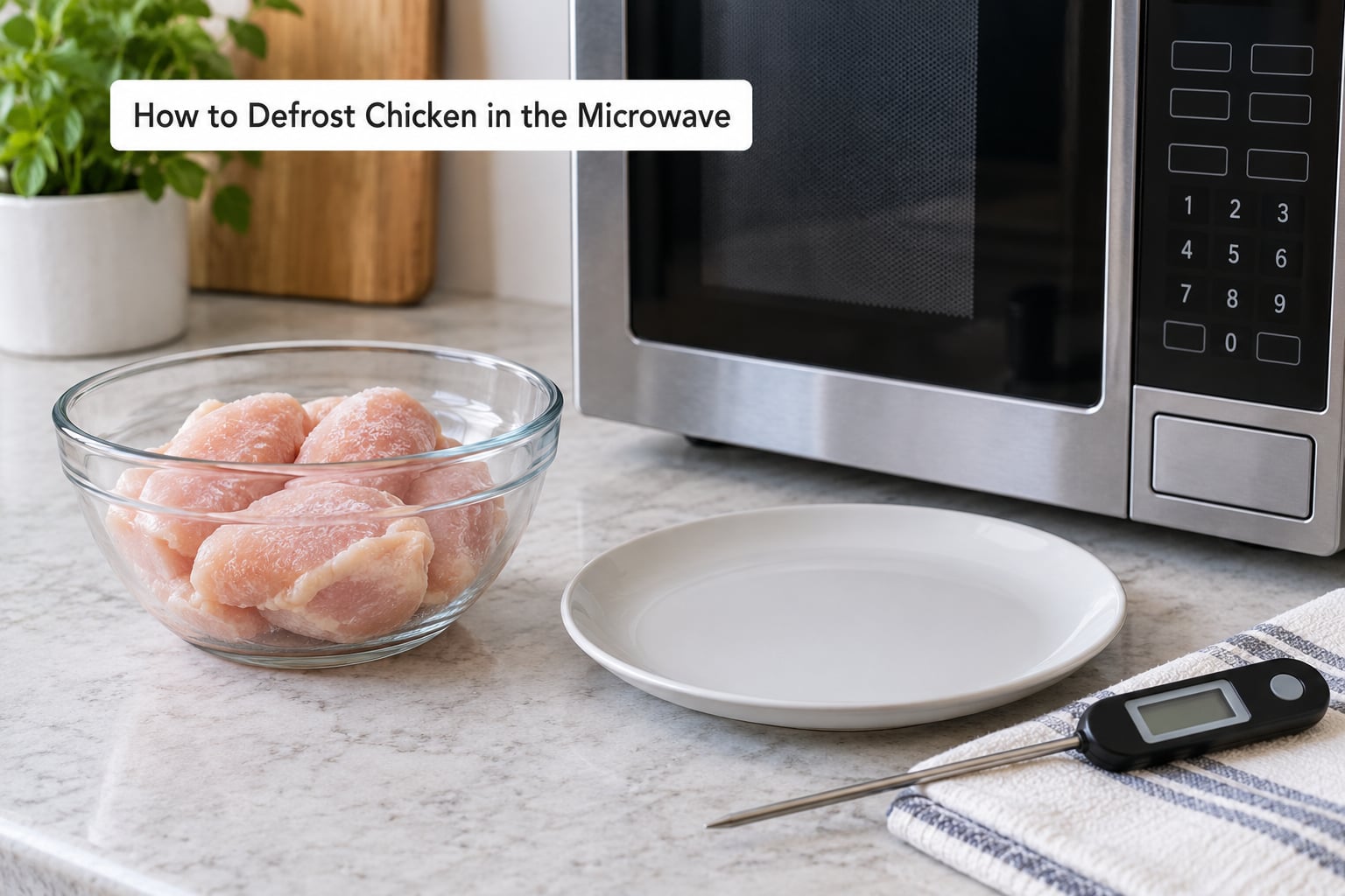 How to Defrost Chicken in the Microwave