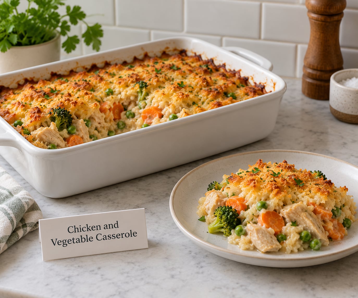 Chicken and Vegetable Casserole