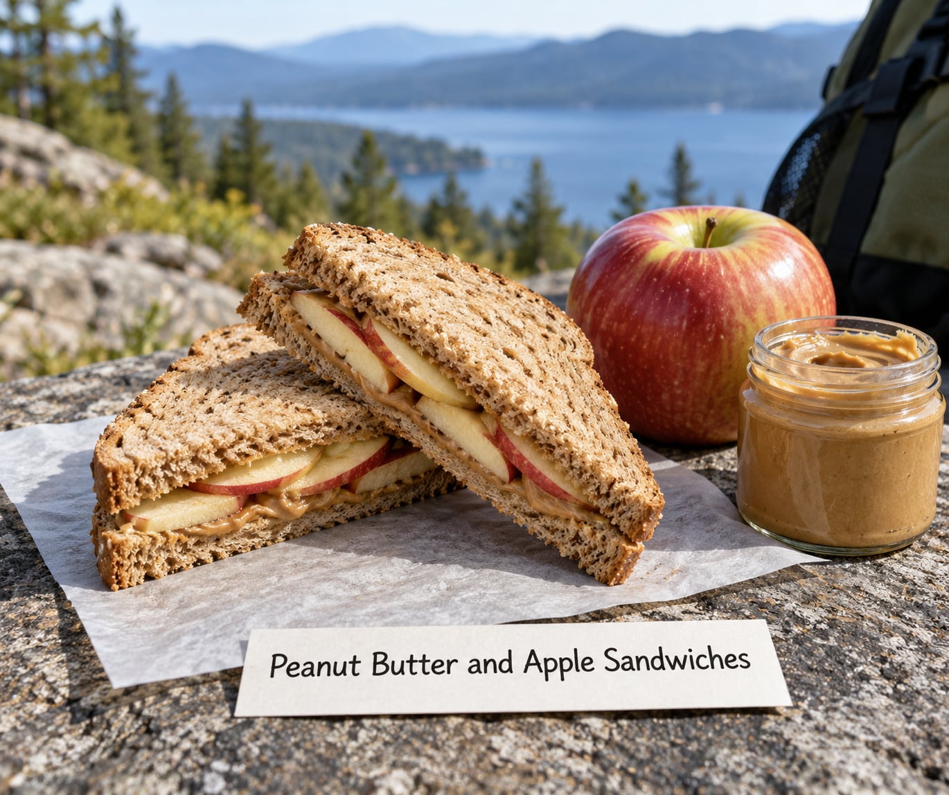 Peanut Butter and Apple Sandwiches
